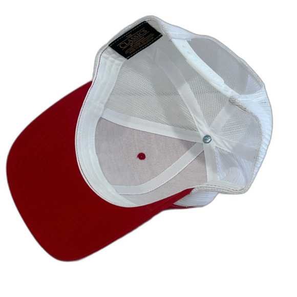 The Classics Cap Hat Unisex Snapback Red White Baseball 19 Embroidery Numbers - Picture 7 of 9